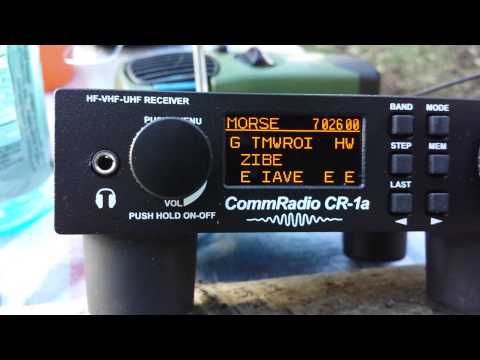 CommRadio CR-1a Built In Morse Code Decoder