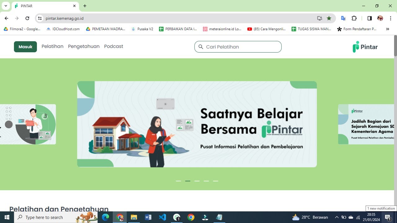 Cara Mudah Membuat Akun PINTAR Kemenag YouTube Cara mudah membuat akun pintar kemenag youtube