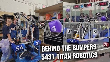 Behind the Bumpers | 5431 Titan Robotics | Charged Up Robot