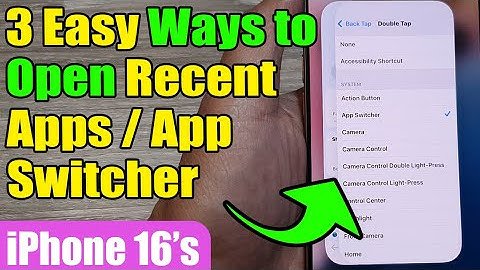 3 Easy Ways to Open Recent Apps/App Switcher iPhone 16/16 Pro Max | iOS 18