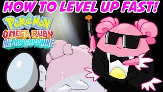 How to level up FAST Pokemon Omega Ruby Alpha Sapphire