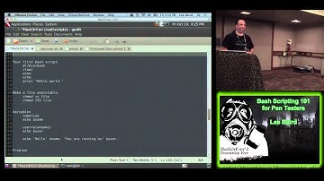 Hack3rcon 3   09 Bash Scripting 101 for Pen Testers   Lee Baird