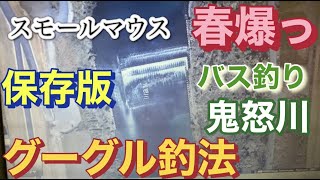 保存版 春爆! グーグル釣法 鬼怒川 おかっぱり