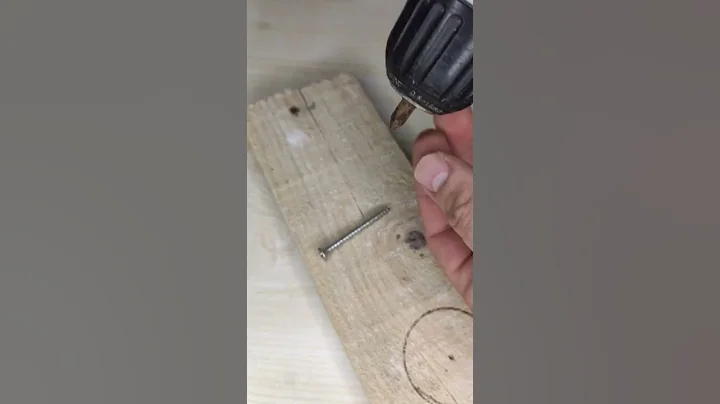 Easy DIY Life Hack Screws falling from the drill bit