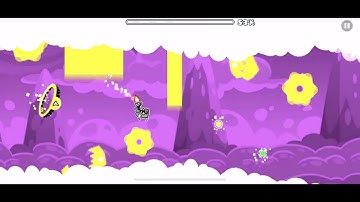 Day 4 of making my first level. With first coin completed. #geometrydash #gd #gdlevels