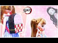 【鬼滅の刃】禰豆子の手作り小物♥メイク道具やカバンをDIY✨人形サイズのミニチュア工作