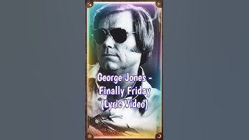 George Jones - Finally Friday #countrymusic #shorts #reels