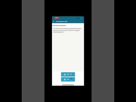 Consultazione ISEE - App INPS Mobile