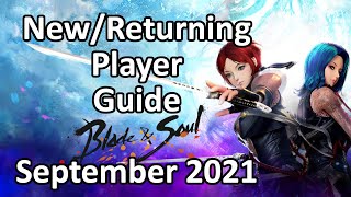 Blade and Soul New/Returning Player Guide | September 2021 | Unreal Engine 4