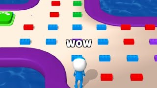 BRIDGE RACE LEVEL 99 #300 #games #gaming #androidgames  screenshot 2