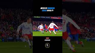 Messi vs Numancia 2008/9 #messi #football #soccer #yt #shorts #leomessi