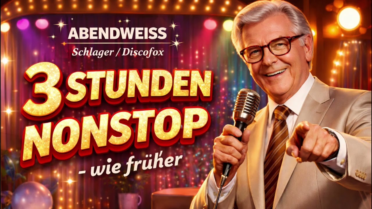 Der große Schlagerabend wie früher – 3 Stunden Schlager & Discofox Nonstop | ABENDWEISS
