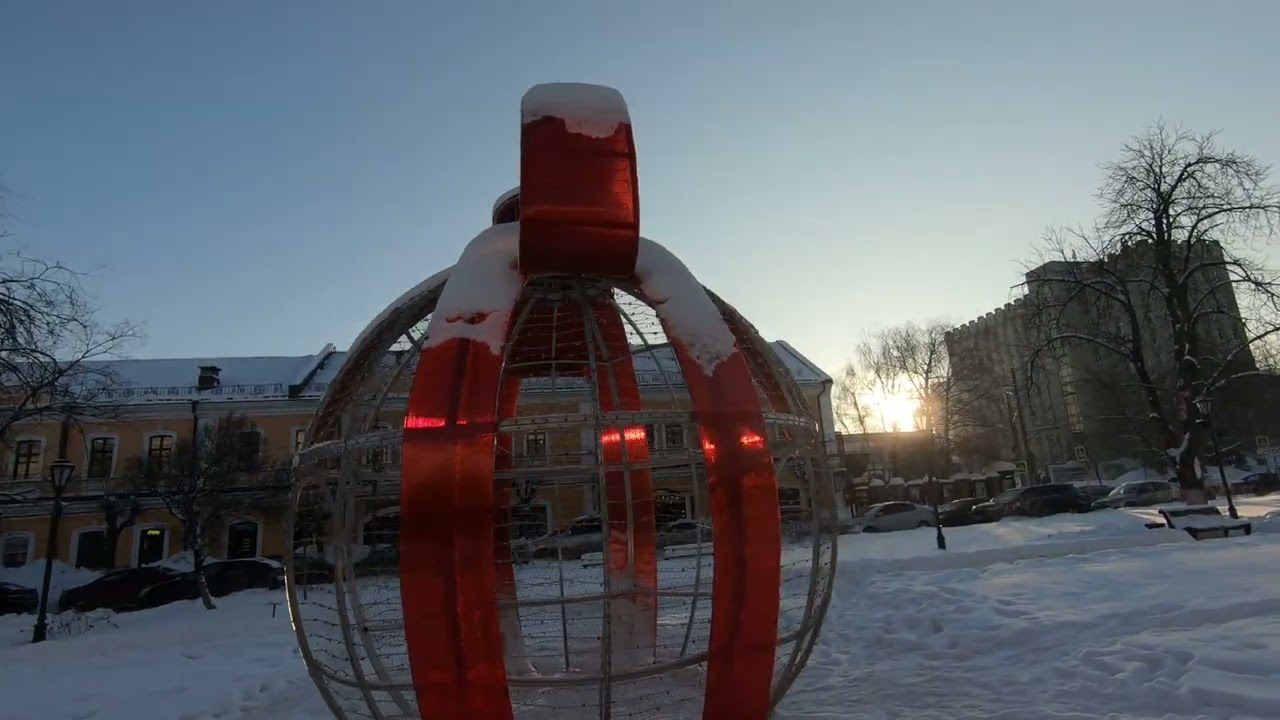 Пенза. Исторический центр города. Зима 2026