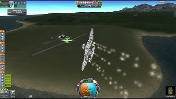 KSP Space Plane with Folding Wings