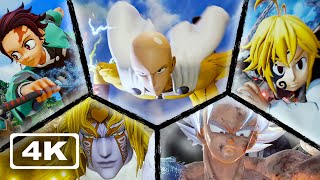 Jump Force - All New Characters Ultimates &amp; Transformations (4K 60FPS)