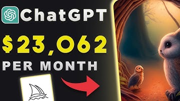 How I Make PASSIVE INCOME With ChatGPT & Midjourney AI!