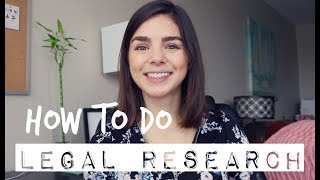 LAW SCHOOL | How to do Legal Research