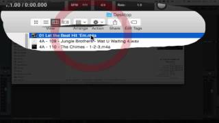Import a .m4a file into Reaper.