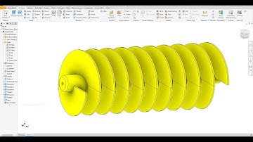 Autodesk Inventor Design A Simple Screw Conveyor with Sheet Metal