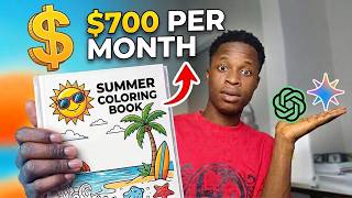 I Make $700/Month with AI Coloring Books | No Capital
