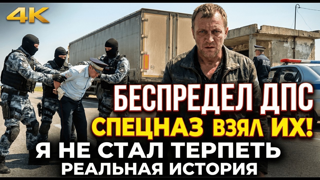 Жесткий беспредел ДПС с дальнобойщиком закончился неожиданно для всех