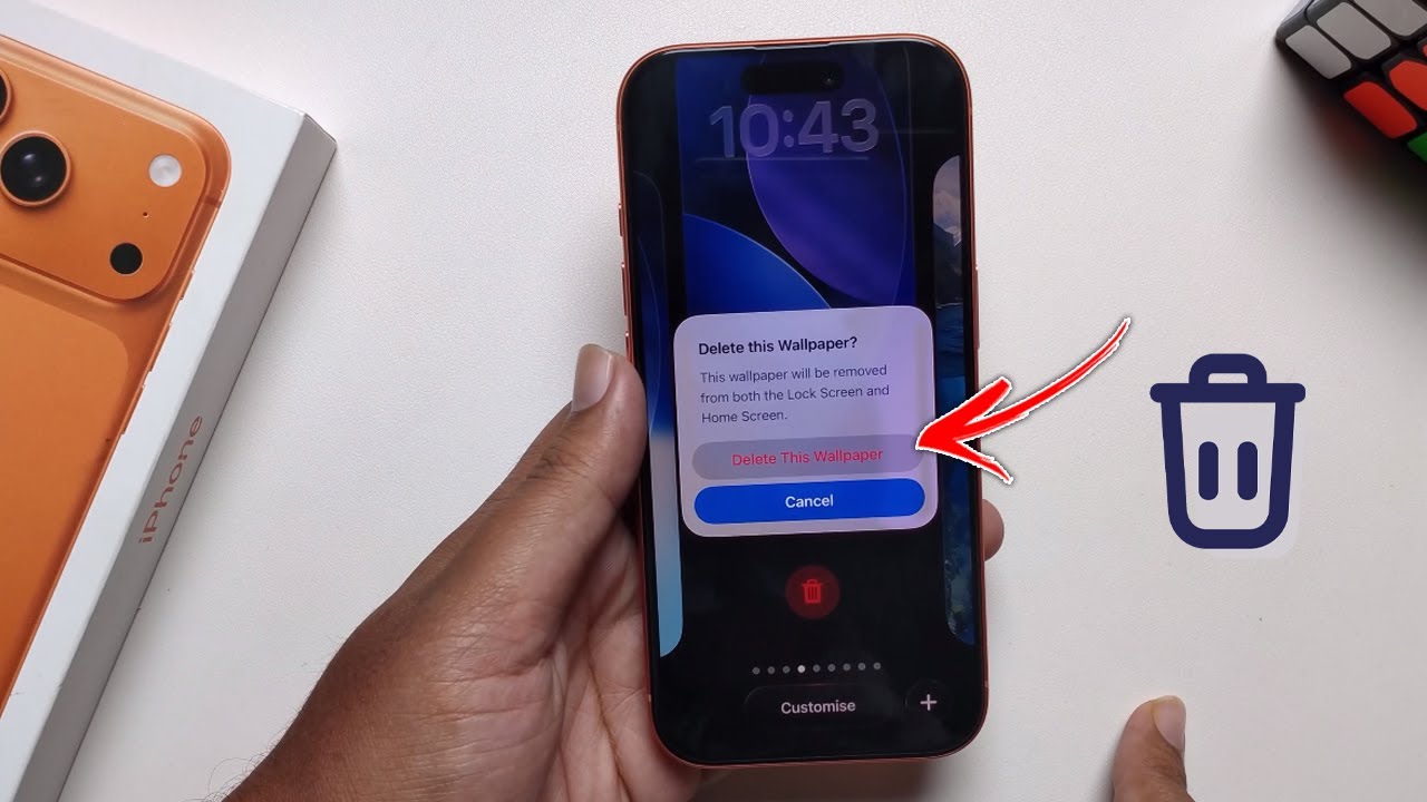How to delete wallpaper on iPhone 17 Pro/Max