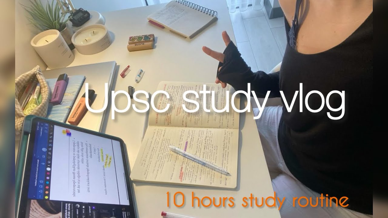 Non-Stop 10 Hours Study 💻 | UPSC Backlog Completion Challenge 💪 ...