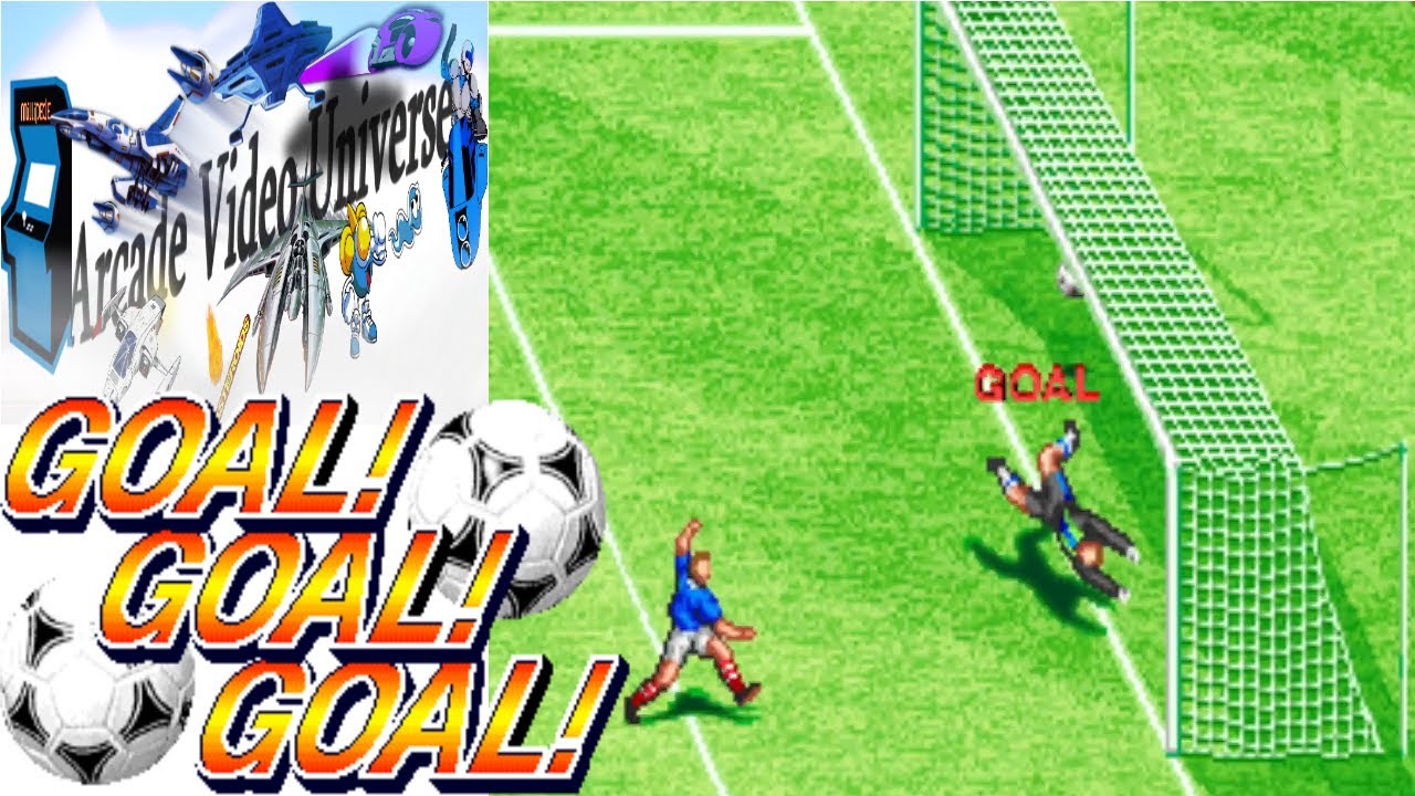 [AVU] Goal! Goal! Goal! Arcade FULL Longplay Game Complete playthrough