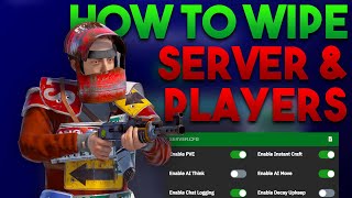 How To Wipe Rust Server World, Blueprints And Playerdata