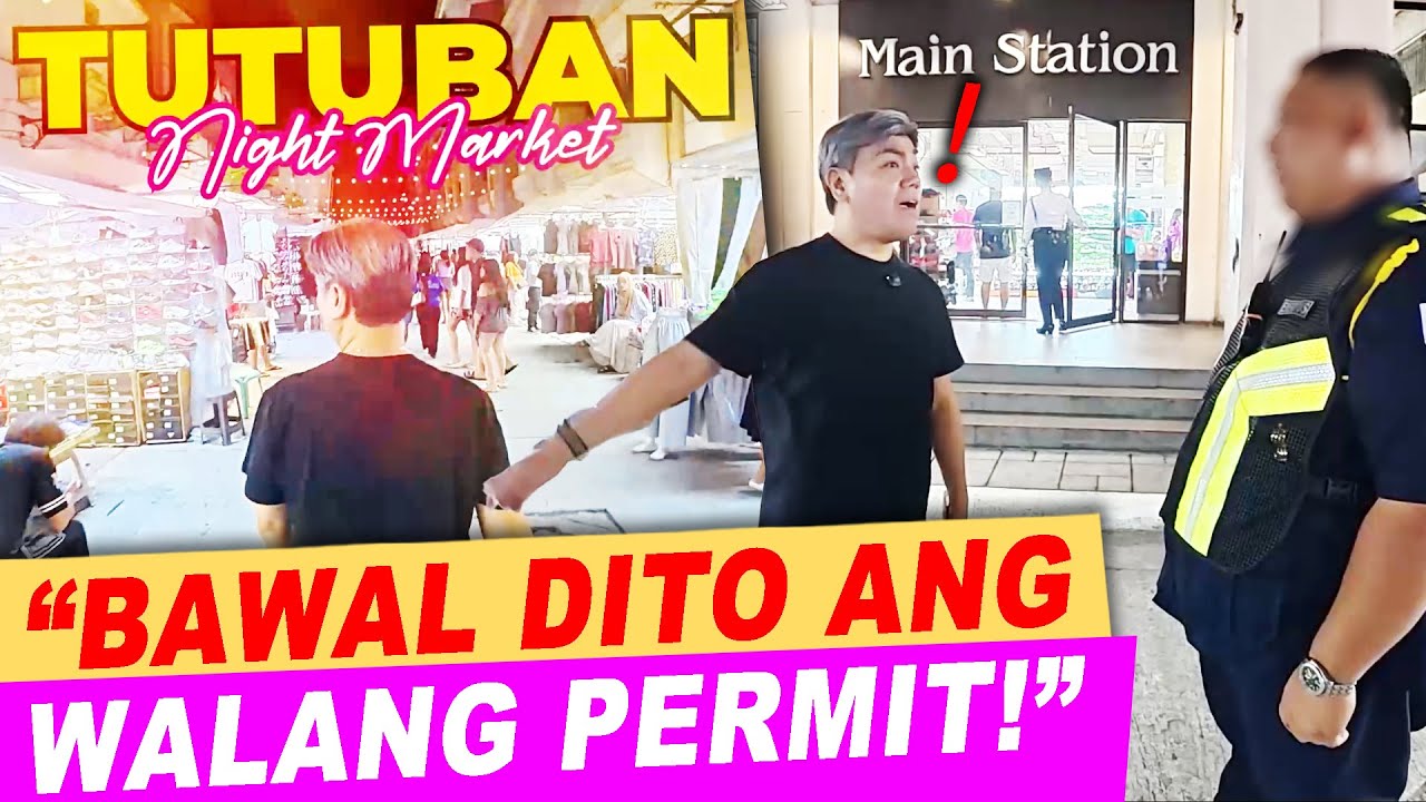HINULI AKO NG MGA GUARD! ft. Tutuban Night Market | Romel Chika