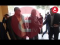 استقبال المعلم حسن شحاتة فى