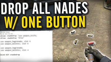 HOW TO DROP ALL NADES WITH ONE KEY (*NEW* 2023 CSGO BIND)