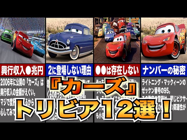 Disney Slow Explanation] 12 Cars Trivia - YouTube