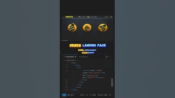 Designed a Fruit Website! 🍏💻 Rate it!  #coding #python #css #programming #cssprofile