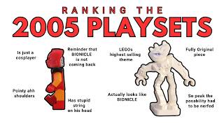 The 2005 Playset Ranking | BIONICLE @TheiDsStudios