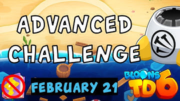 Bloons TD 6 Advanced Challenge | Bad Paths | No MK No Powers Used | February 21 2024