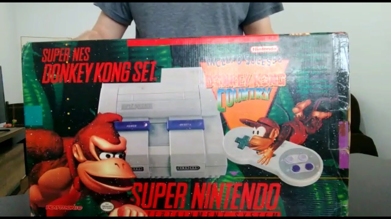 Unboxing Super Nintendo Set Donkey Kong Playtronic YouTube Unboxing Super Nintendo Set Donkey Kong Playtronic YouTube