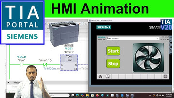 Tutorial de animación HMI del TIA Portal | Programación de paneles de confort Siemens S7-1200 y T...