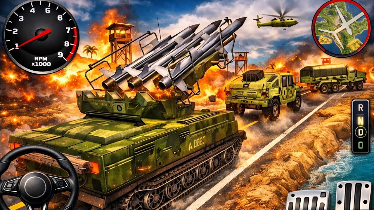 Rocket Attack Missile Truck 3D - Android Gameplay Part 2 