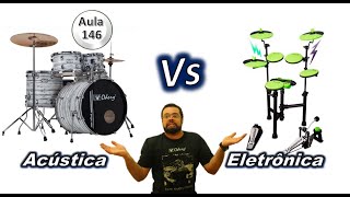 Bateria Eletrônica vs Acústica - guia pra te ajudar a escolher