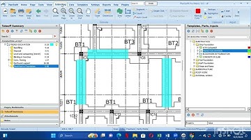 Planswift template and Excel template