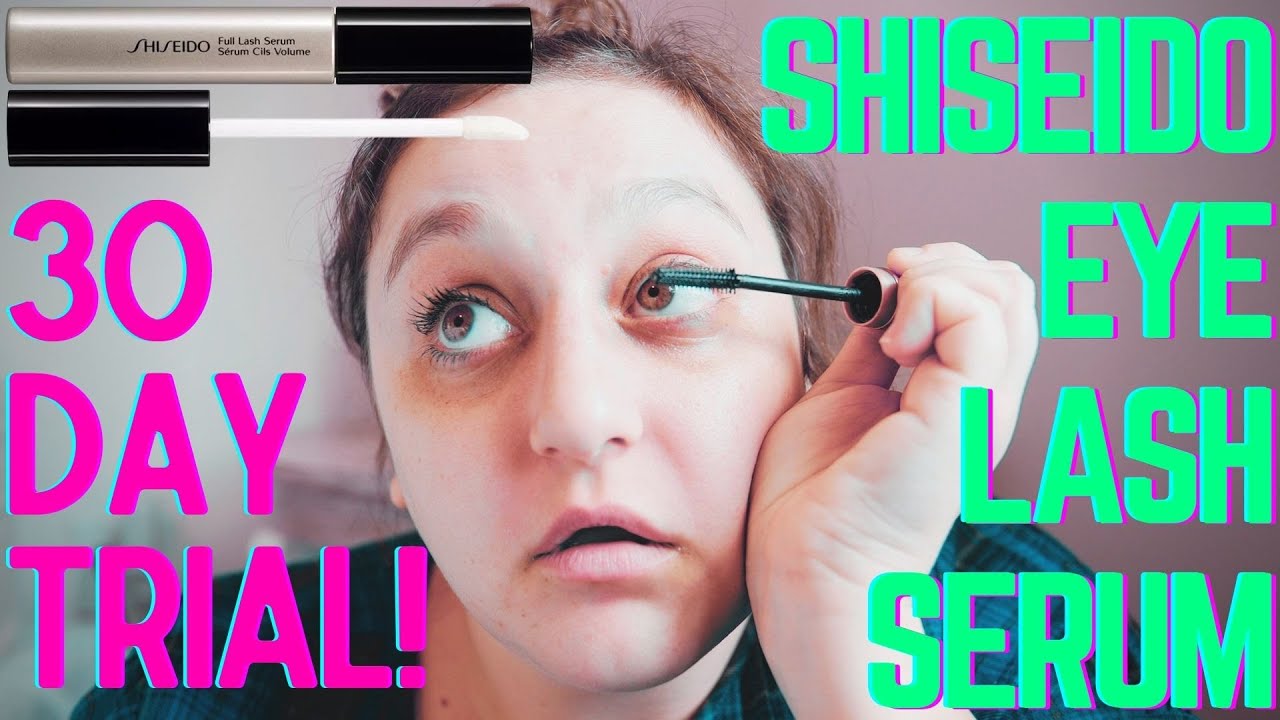 EYELASH SERUM RESULTS//Full *30 DAY TRIAL* of the Shiseido Eyelash Serum: My results/if serums work!