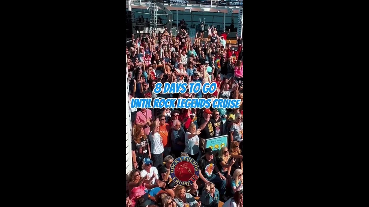 Only 8 days until Rock Legends Cruise XII! 🚢
