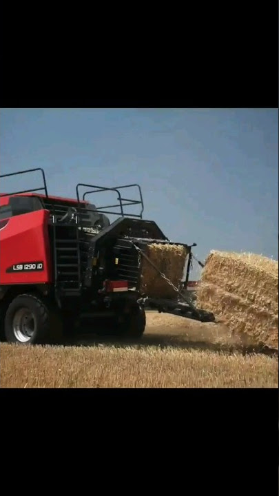 Dense Baler! #shorts #satisfying #hay #bale #technology