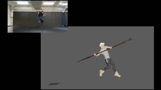 Long Weapon Attack | Blocking Pass | 3D Character Animation WIP | Maya