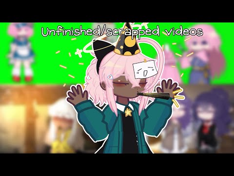 Some unfinished/scrapped videos b4 2025 ends 🥳 (2022-2025)