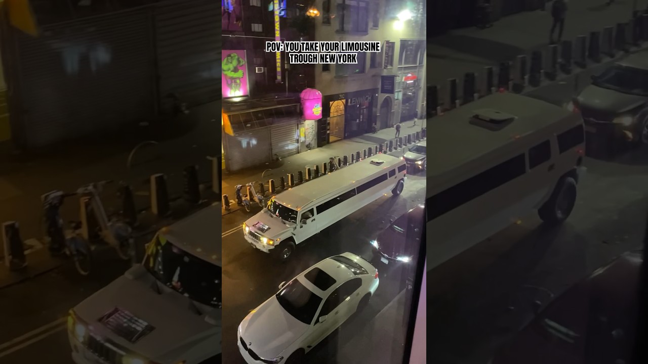 POV: YOU TAKE YOUR LIMOUSINE THROUGH NEW YORK 