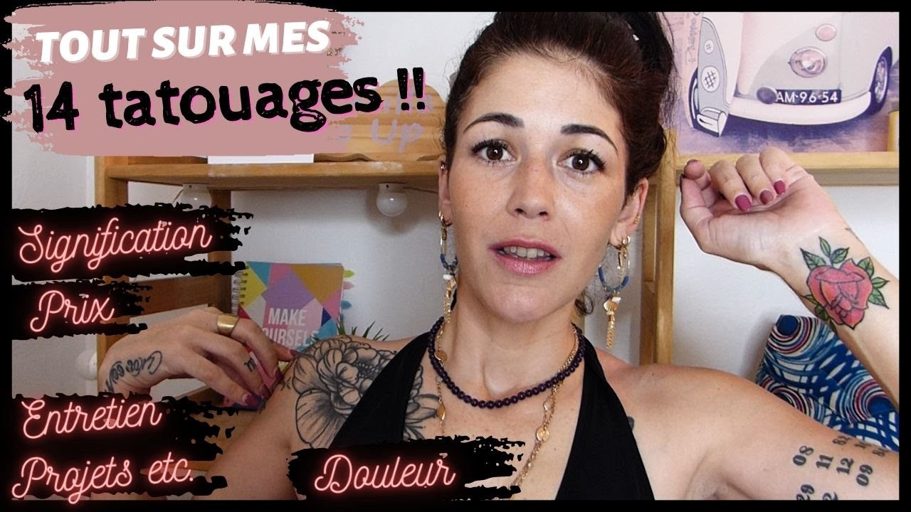 Je vous les montre TOUS !! Mes tatouages & Piercings / Douleur, prix