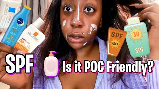 BEST SUNSCREENS FOR DARKER SKIN | POC: SPF Friendly? Under £20 screenshot 3
