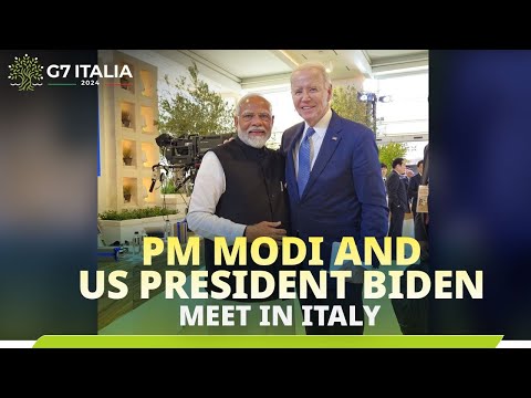 PM Modi holds a conversation with US President Biden in Italy